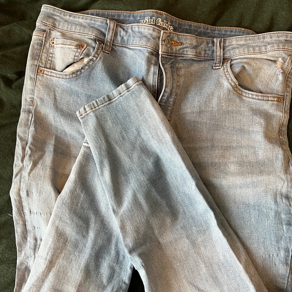 Stretchy skinny blue jeans - Picture 2 of 3